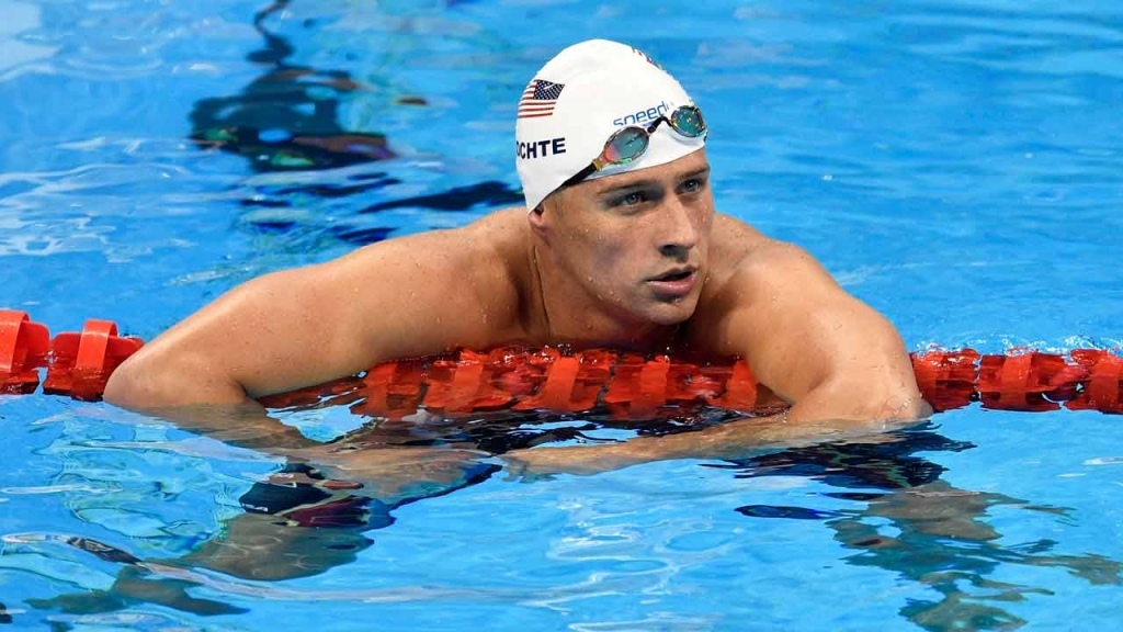 U.S. swimmer and medal winner Ryan Lochte