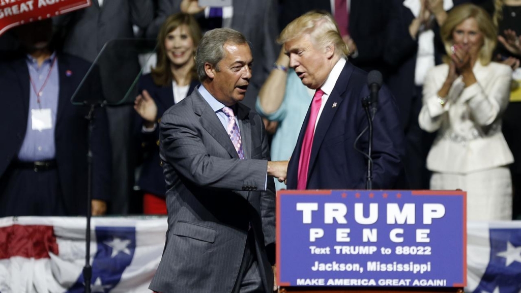 UK politician Nigel Farage wouldn t vote for Hillary Clinton even if he was paid to do