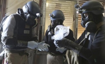 UN chemical weapons experts in Syria