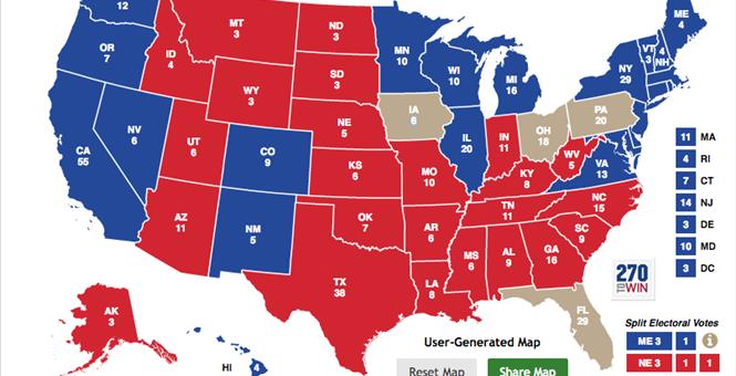 Analysis With CO and VA Gone Trump Should Camp Out in PA FL