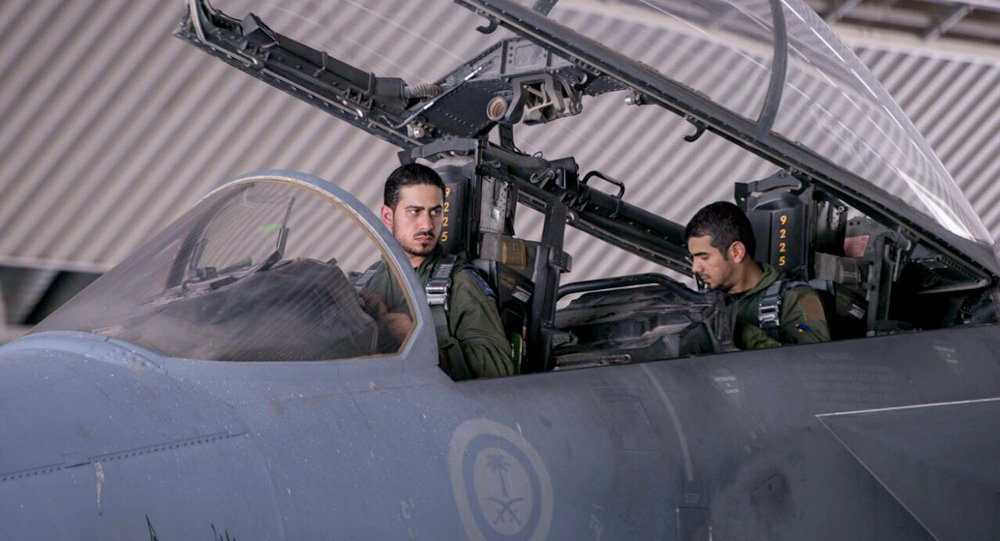 2014 by the official Saudi Press Agency Saudi pilots sits in the cockpit of a fighter jet as part of US-led coalition airstrikes on Islamic State militants and other targets in Syria in Saudi Arabia