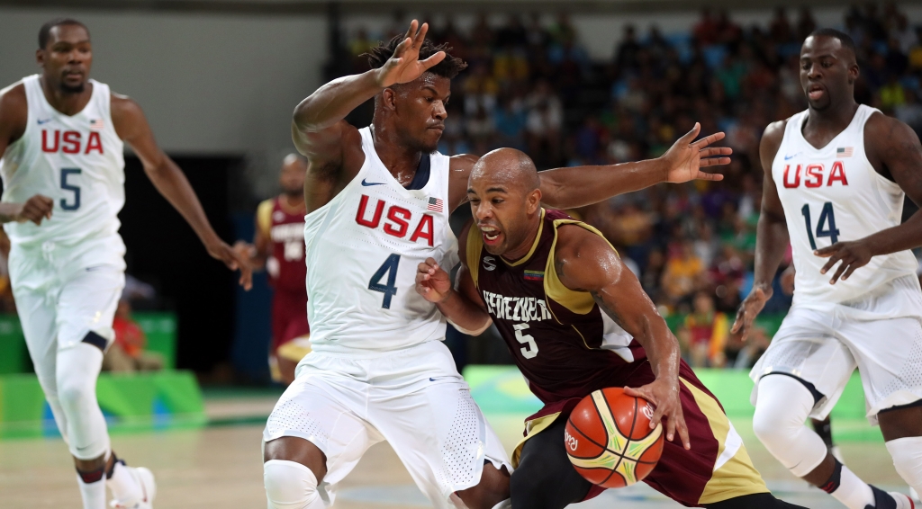 Olympics: US NBA stars overcome slow start to rout Venezuela