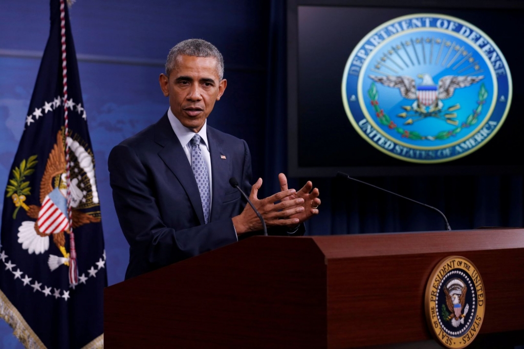 Obama says Islamic State military losses to hurt recruiting