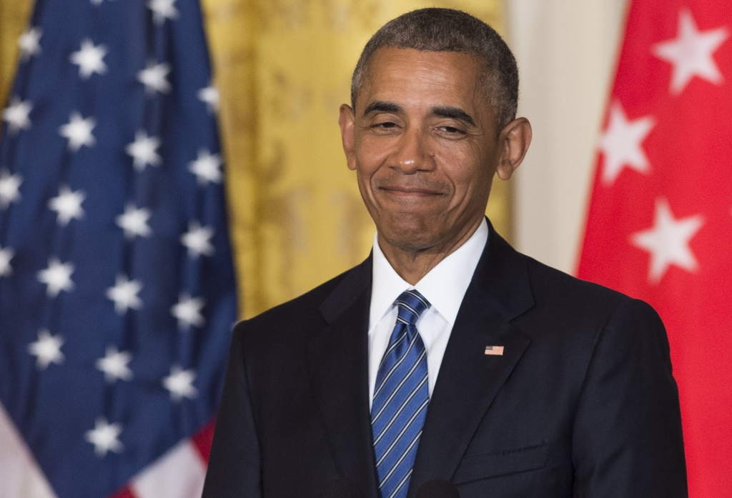 US President Barack Obama speaks during a news conference Tuesday. |AFP