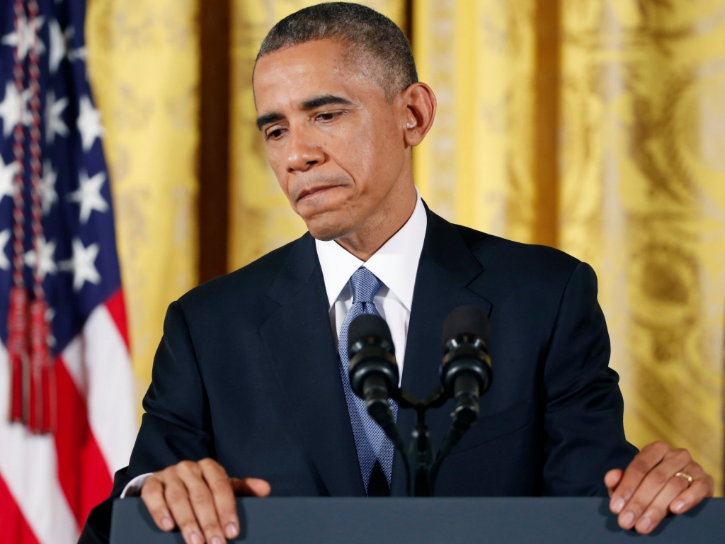 US President Obama answers questions at news conference at White House after mid term elections Larry Downing  Reuters