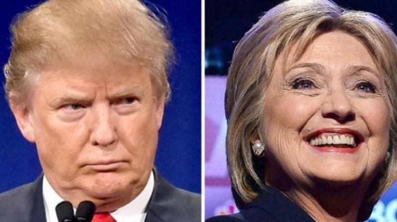 US Republican candidate Donald Trump and Democratic candidate Hillary Clinton