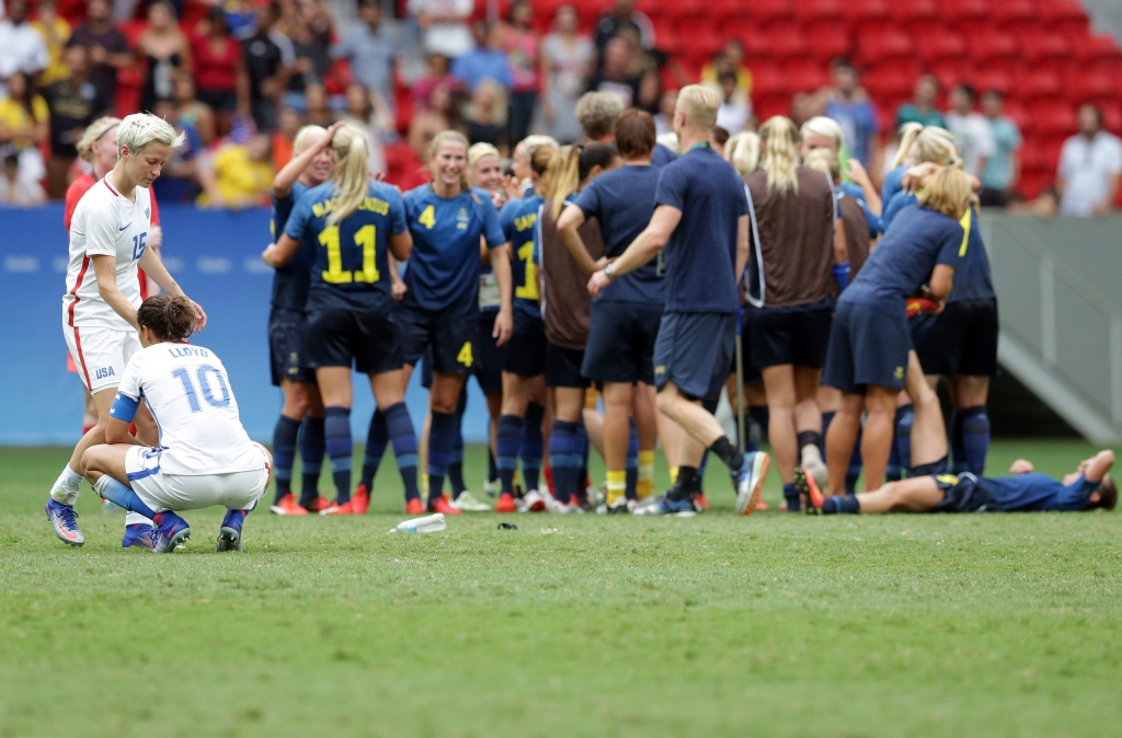 US women's soccer team falls to Sweden