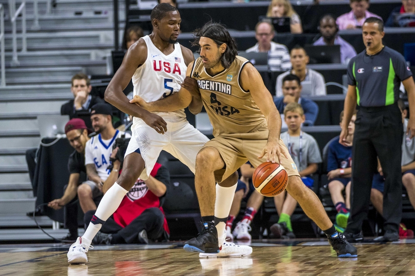 Durant, USA blow out Argentina in exhibition game