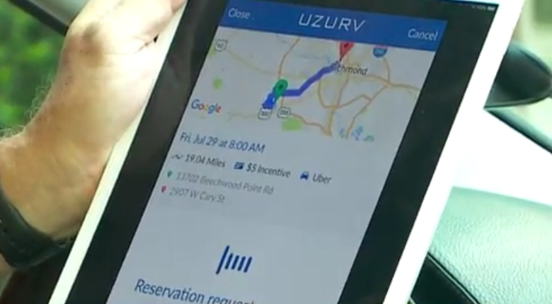 'UZURV lets users reserve Uber and Lyft rides days in advance