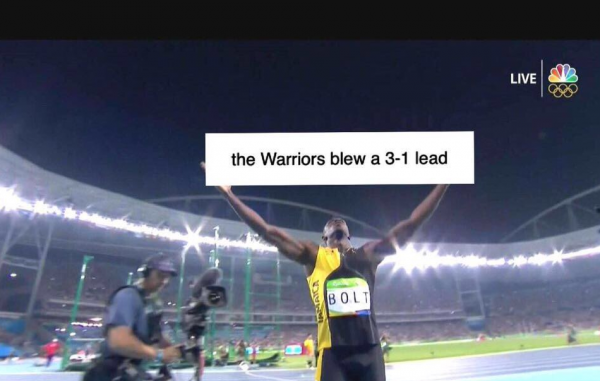 Usain Bolt doesn't forget