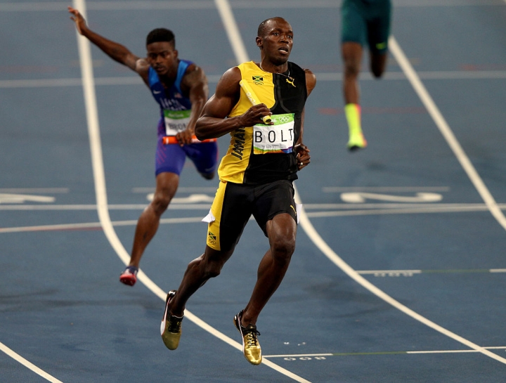 Usain Bolt at the 2016 Rio Olympics