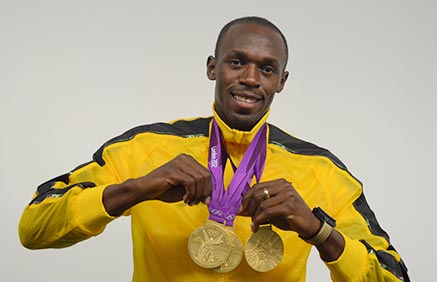 Usain Bolt completes historic 100m win at Olympics