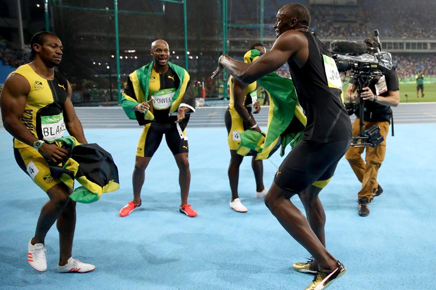 Rio 2016 Usain Bolt Completes'Golden Hat Trick With Jamaica's 4x100m Win