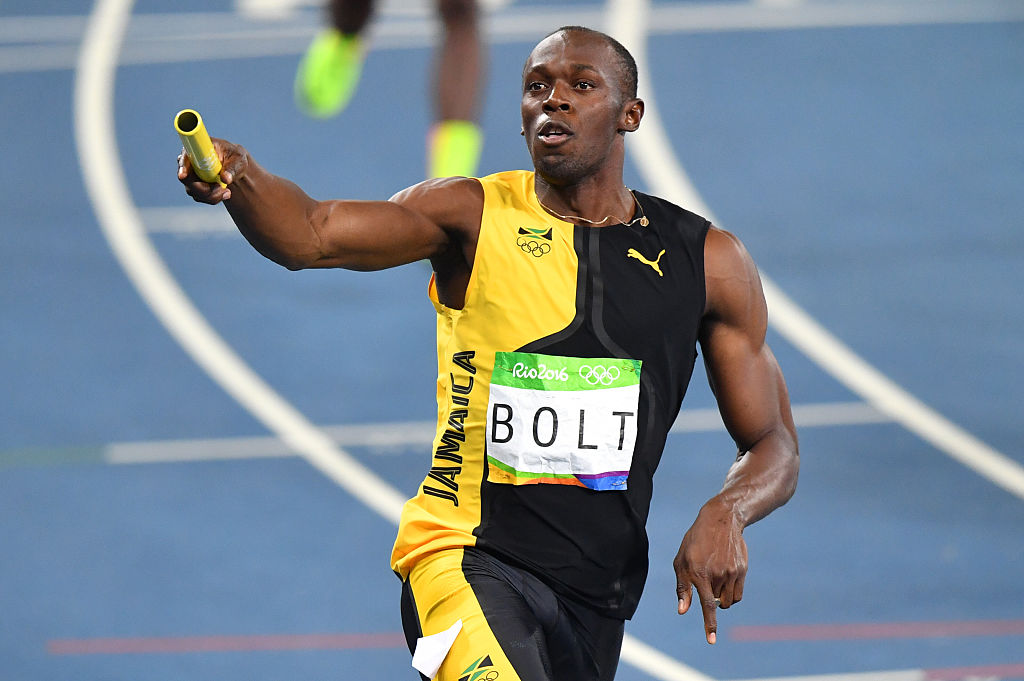 Usain Bolt claims NINTH gold medal as Jamaica storm to 4x100m relay victory