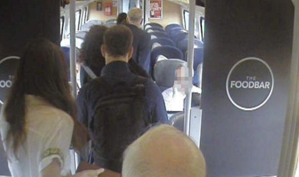 VIRGIN TRAINSThe Labour leader walked past a number of unreserved and available seats