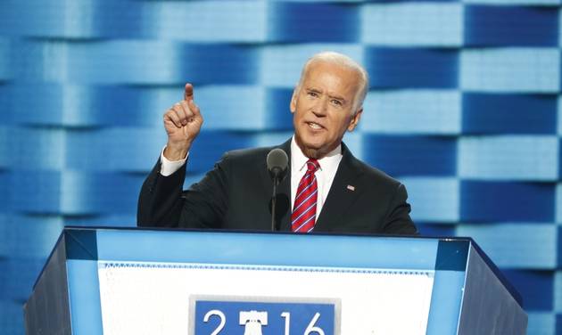 Vice President Joe Biden speaks at the 2016 Democratic National Convention