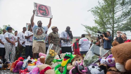 Ferguson Missouri Marks One Year Anniversary Of The Death Of Michael Brown