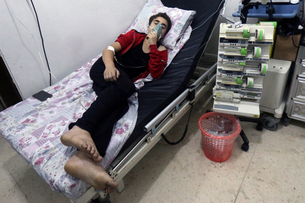 Video footage supported claims of a chlorine gas attack against civilians Abdalrhman Ismail /Reuters