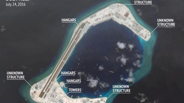 Why did China fly 'combat patrols' over the Spratly Islands?