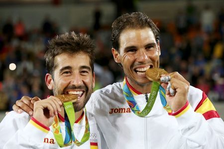 Tennis- Men's Doubles Victory Ceremony