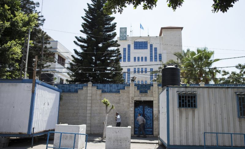 The United Nations Development Programme offices in Gaza City