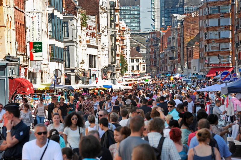 The annual flea market in Lille northern France attracted 2.5 million visitors over two days in 2015