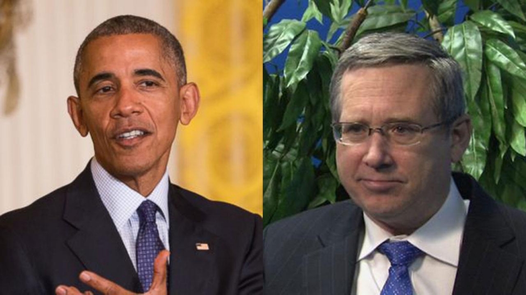 President Barack Obama and U.S. Sen. Mark Kirk R-Illinois