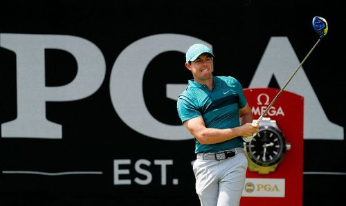 PGA Championship: Streb shoots 63 to grab share of lead with Walker