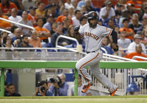 Crawford first in 41 years with 7 hits Giants win in 14