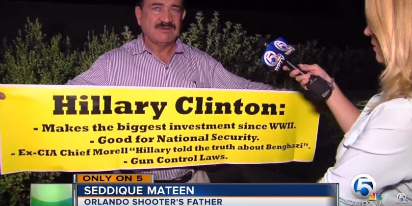 Who Invited The Father of The Orlando Nightclub Terrorist to a Hillary Rally?