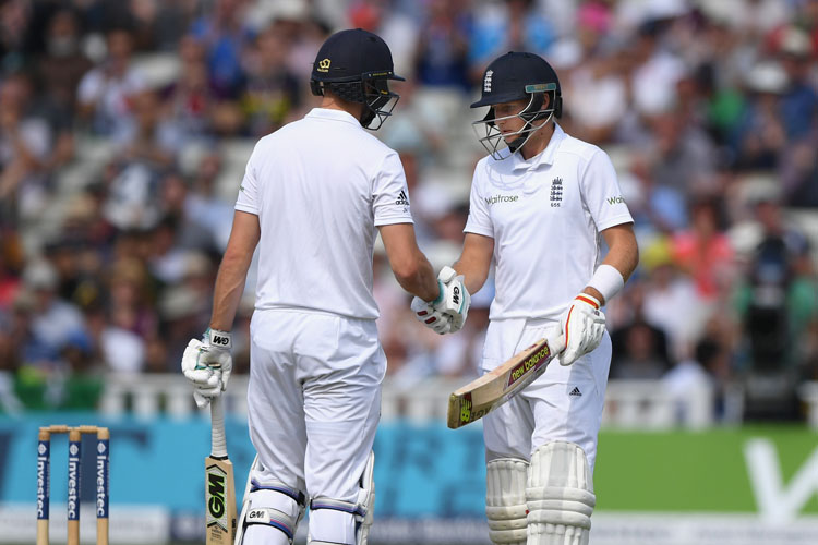 “We had to absorb a little bit of pressure this morning me and Vincey – to get through that was really important' said Root