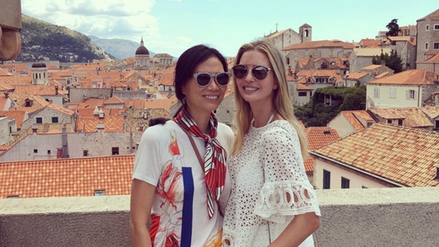 Wendi Murdoch and Ivanka Trump