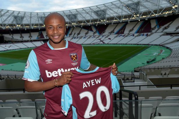 West Ham United Unveil New Signing Andre Ayew