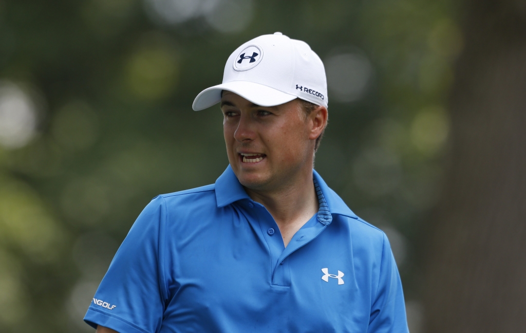 Jul 29 2016 Springfield NJ USA Jordan Spieth on the fifth hole during the second round of the 2016 PGA Championship golf tournament at Baltusrol GC- Lower Course. Mandatory Credit Brian Spurlock-USA TODAY Sports