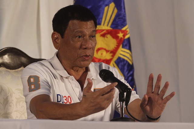 President Rodrigo Duterte has directed Presidential appointees to consider themselves resigned effective Monday 22 August. Duterte faced the media at the Presidential Guesthouse in Panacan early Sunday morning 21 August 2016. Minda News