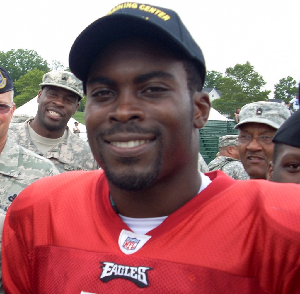 Michael Vick during his time with the Philadelphia Eagles