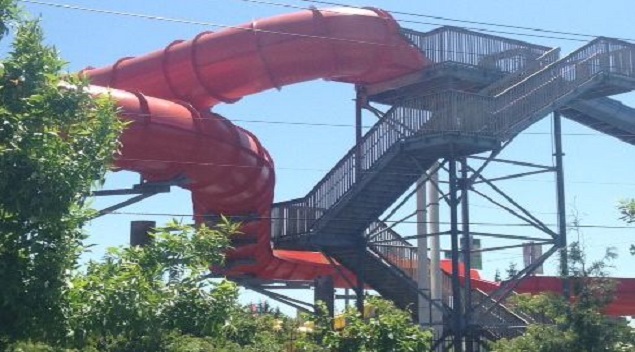 Waterslide at Wild Waves