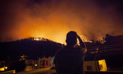 Forest Fire Rages In Canary Islands For Six Days