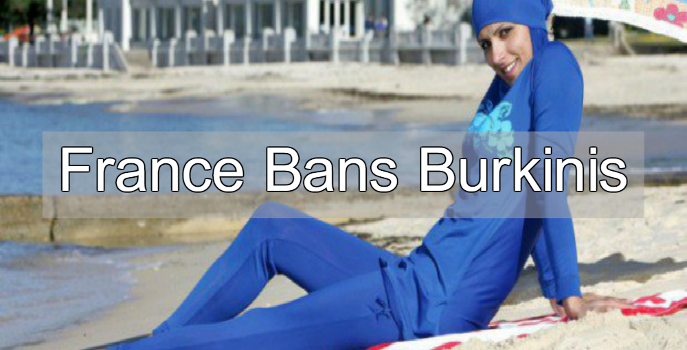 Woman in burkini