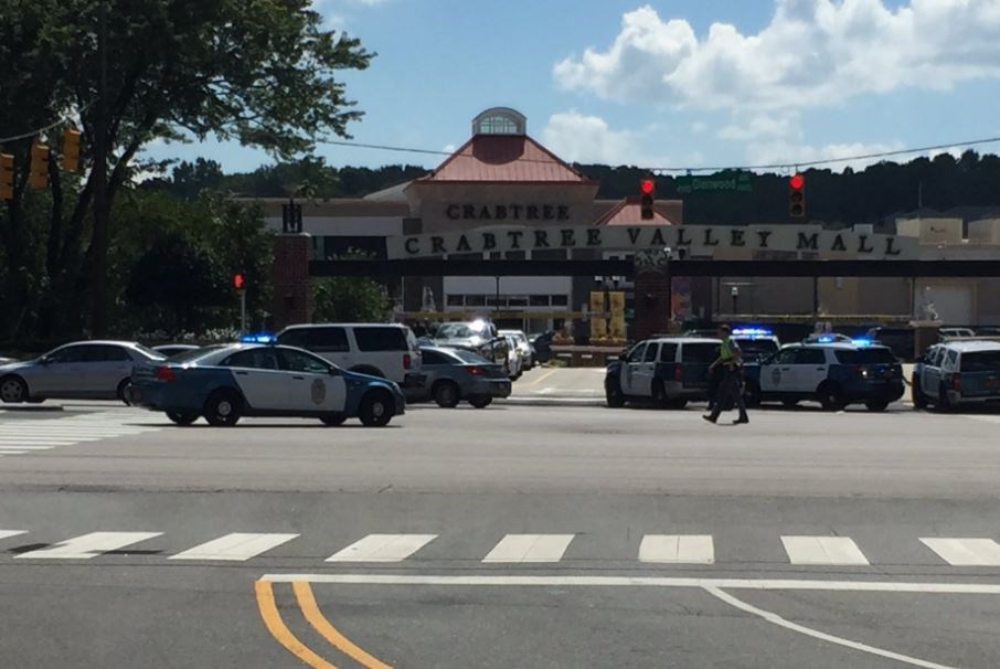 Workers and shoppers evacuated from Crabtree Valley Mall after reported shooting