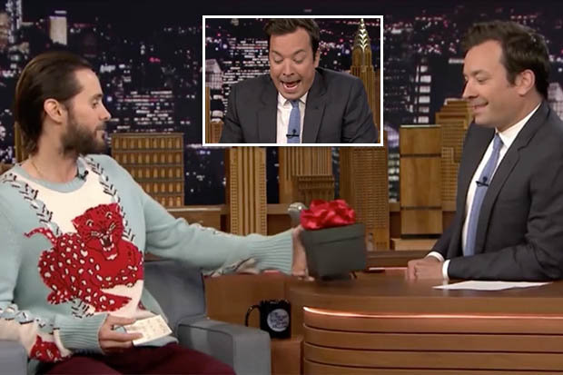 Jared Leto and Jimmy Fallon