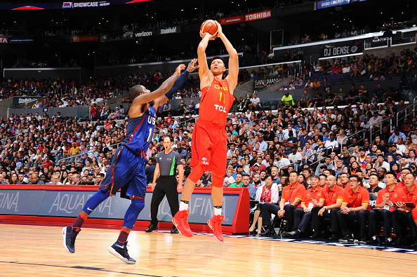 Yi Jianlian is on his fourth Olympic trip with Team China