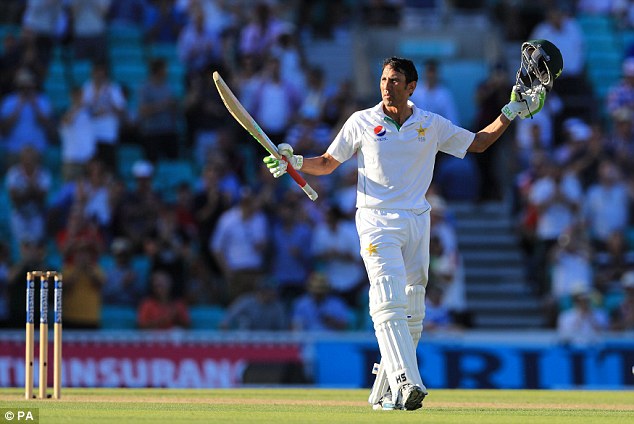 Younis Khan scored a magnificent double century as Pakistan dominated play at the Oval