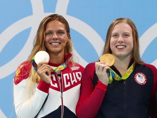 Yulia Efimova's defense against doping criticism from Lilly King: 'What would she say about Michael Phelps?'