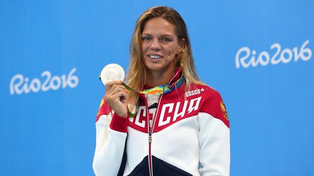 Yulia Efimova made a bizarre comparison to try to hush her critics.                     USATSI