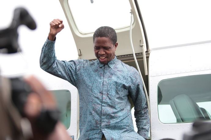 Zambia’s Lungu ahead as opposition cries foul