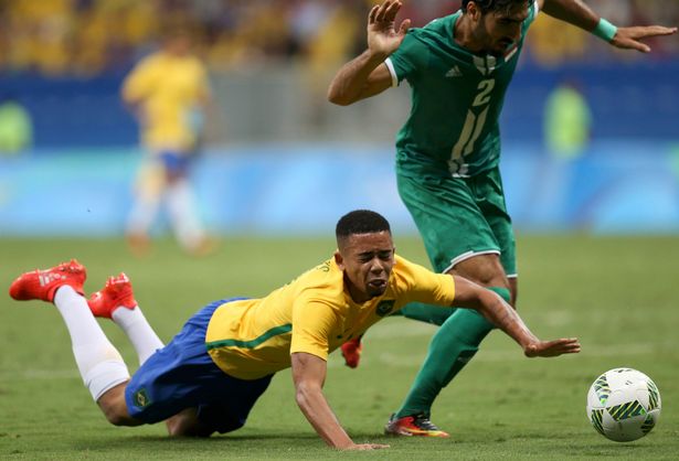 Jesus Gabriel Brazil-v-Iraq-Olympic-Football-Group-A