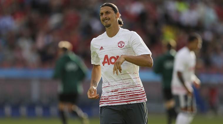 Zlatan Ibrahimovic in four minutes after debuting for Manchester United