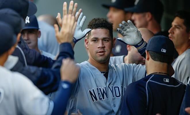 Gary Sanchez Sets Yankees Mark With Eighth Home Run