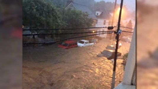 Flooding snarls Baltimore area